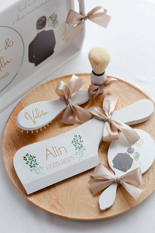 Tavita de gatit personalizata pentru cuplu "Together 3"