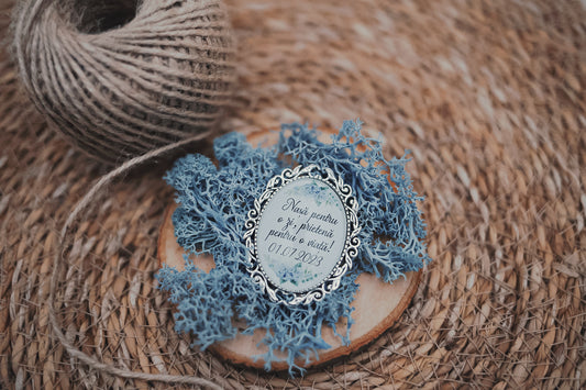 Brosa pentru buchet personalizata "Godmother"