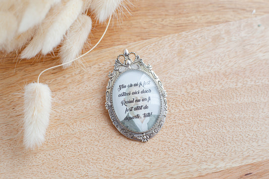 Brosa pentru buchet "In memoriam"