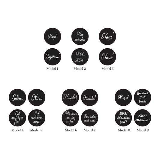 Butoni camasa personalizati "Nasul"