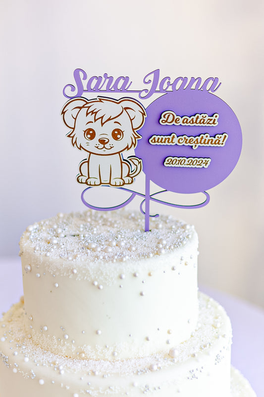 Cake topper "Little Cub"