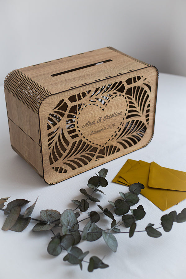 Casuta de dar personalizata "Gift box wedding"