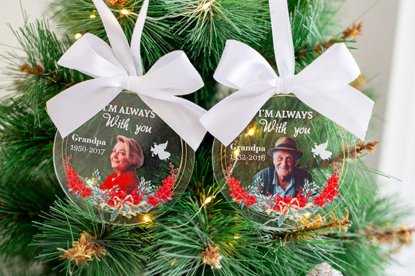 Glob personalizat din plexiglas „I'm Always With You”