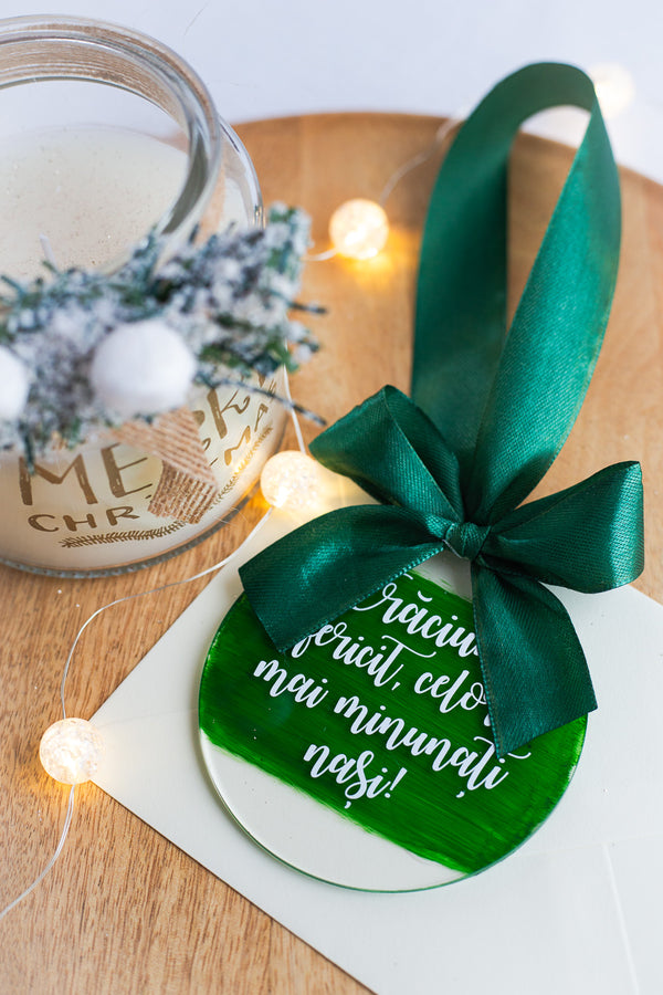 Glob plexiglas personalizat pentru cei dragi