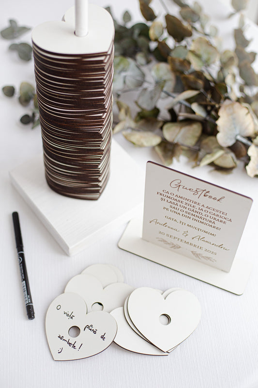 Guestbook 100 inimi personalizat