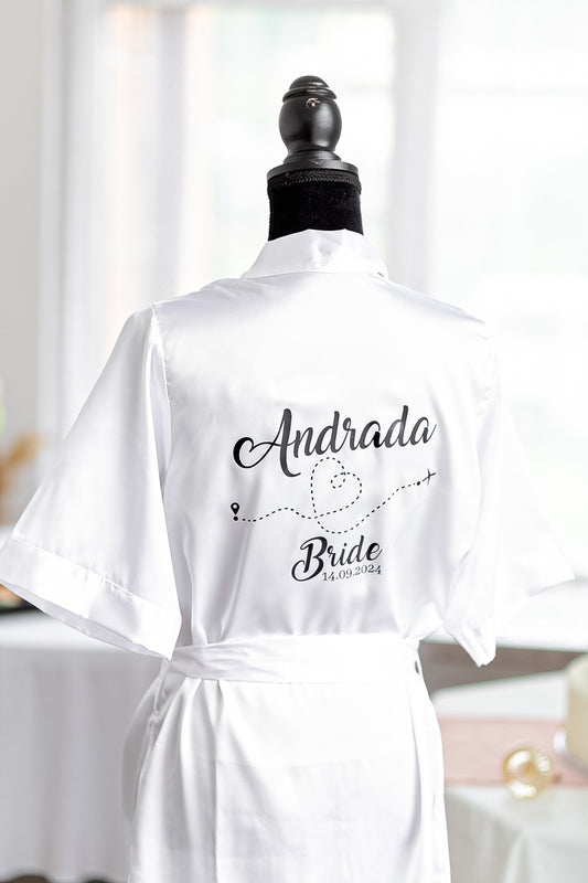 Halat mireasa personalizat "Traveller"