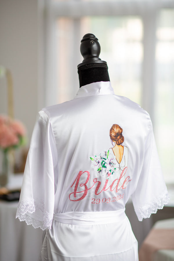 Halat personalizat pentru mireasa, bride