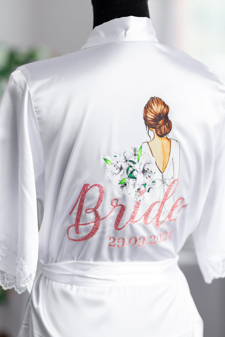 Halat personalizat pentru mireasa, bride