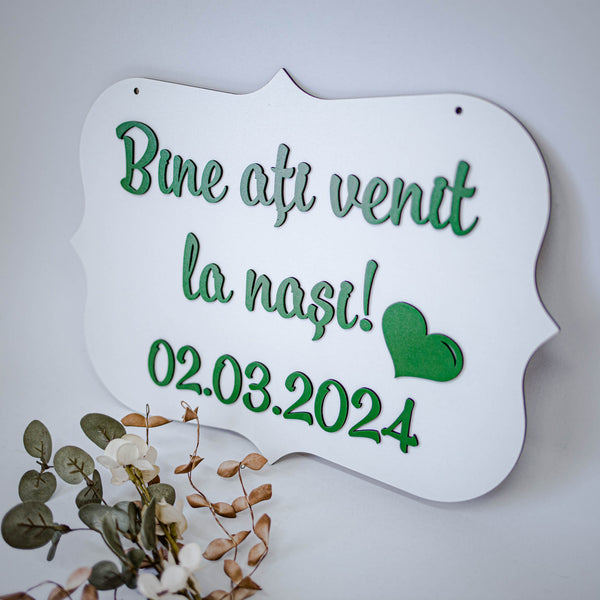 Placuta personalizata 42x30 cm "La nasi"