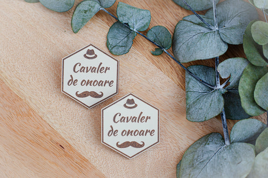 Insigna personalizata "Hexagon"