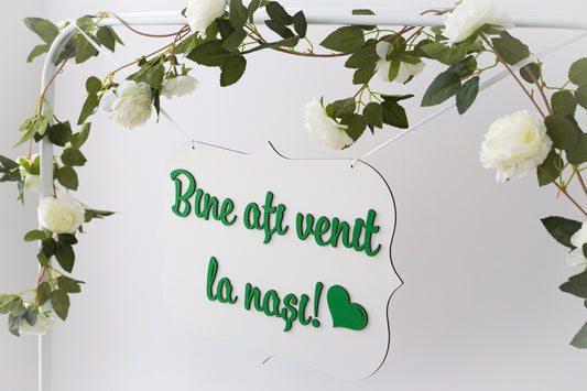 Placuta personalizata 42x30 cm pentru nasi