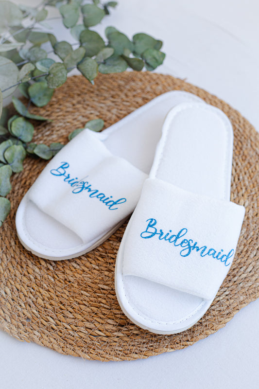 Papuci personalizati "Bridesmaid"