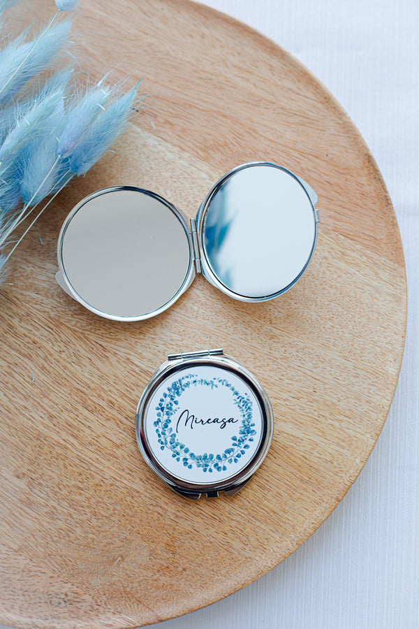 Oglinda personalizata "Mireasa" - Eucalypt