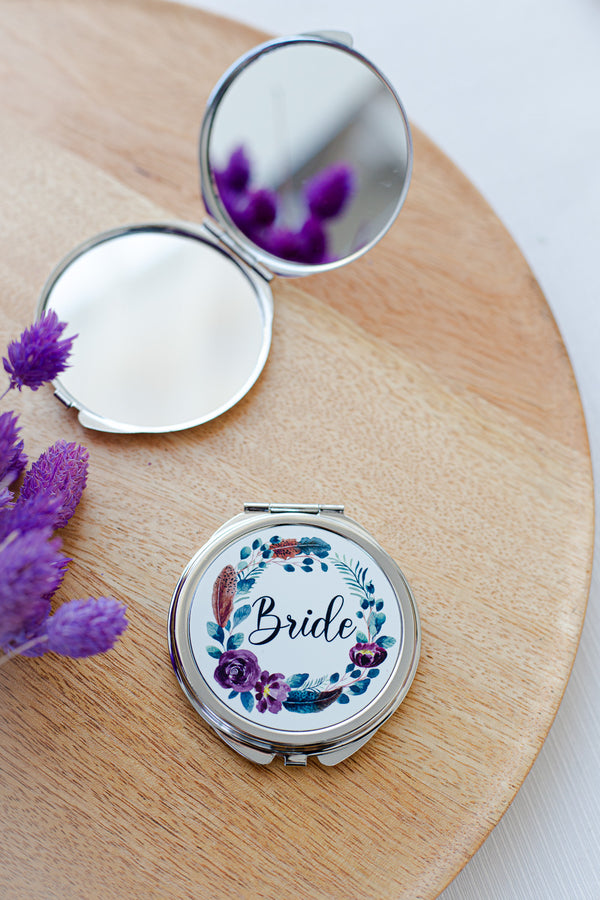 Oglinda personalizata "Bride" - Feathers