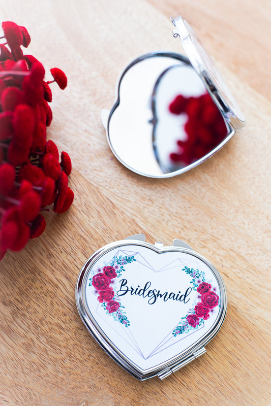Oglinda personalizata "Bridesmaid" - Red