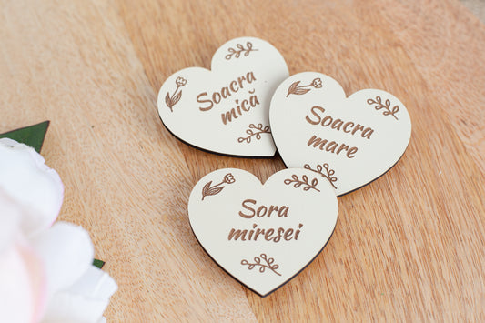 Insigna personalizata "Heart"