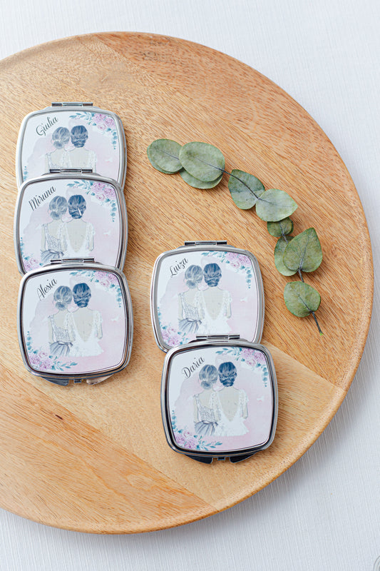 Oglinda personalizata "Bridesmaid" Roz