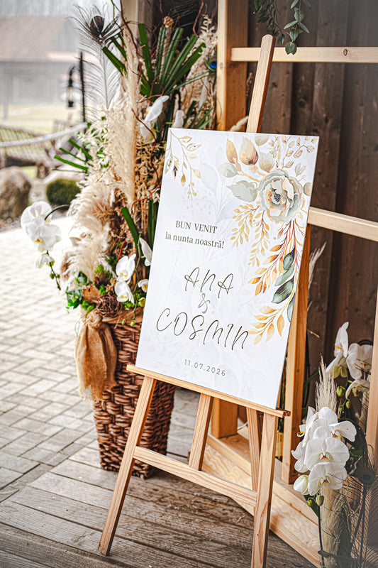 Placuta personalizata 70x50 cm "Boho"