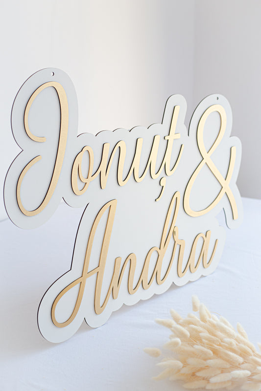 Panou personalizat "Names 2"