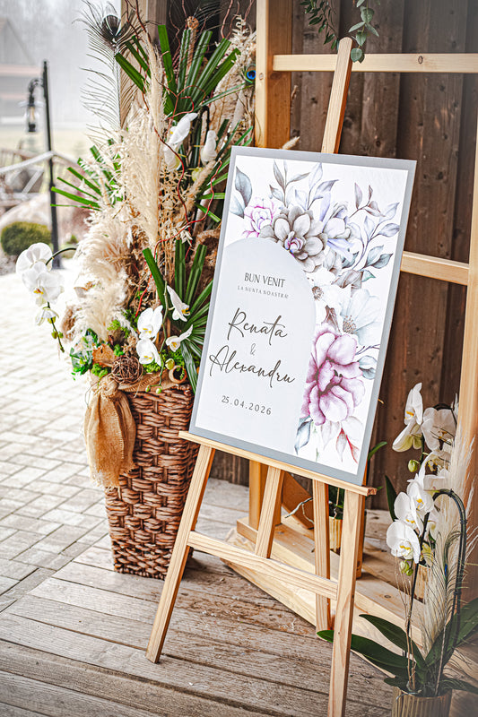 Placuta personalizata 70x50 cm "Bohemian"