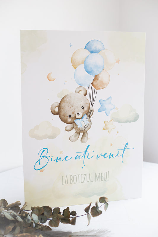 Placuta personalizata 70x50 cm "Our little one" 2