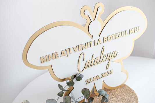 Placuta de bine ati venit "Fluture"