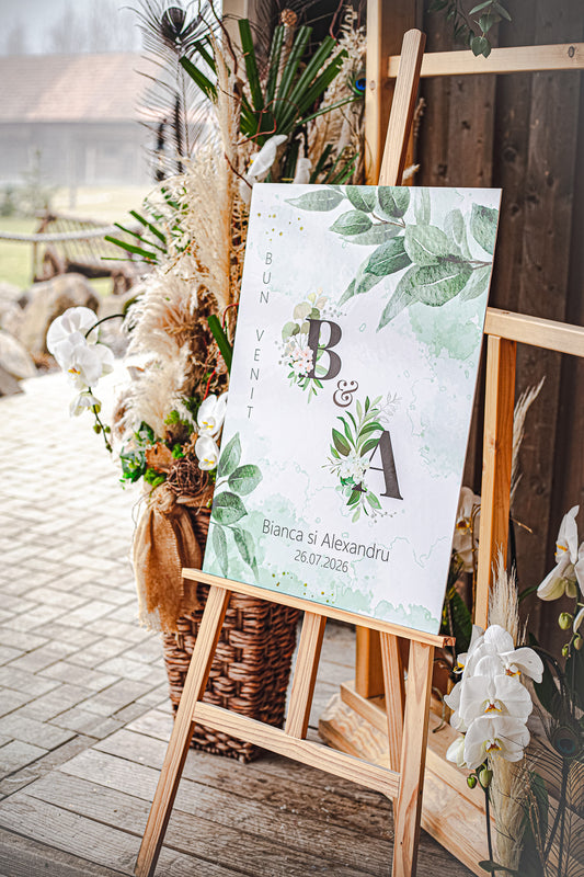 Placuta personalizata 70x50 cm "Green"