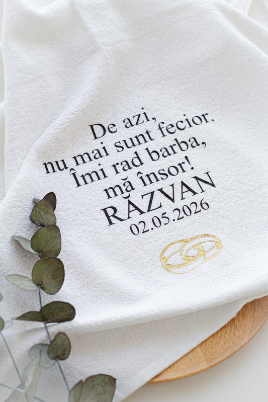 Prosop personalizat "Ma însor"