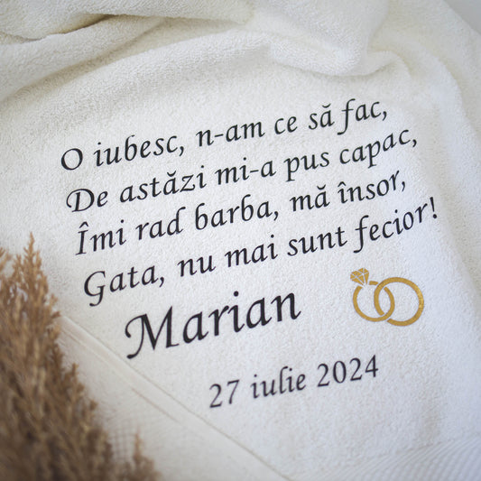 Prosop personalizat "O iubesc"