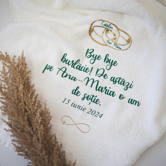 Prosop personalizat "Adio burlacie"