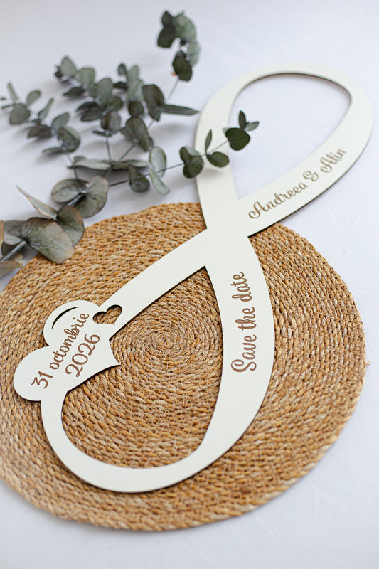 Placuta Save the date "Infinit"
