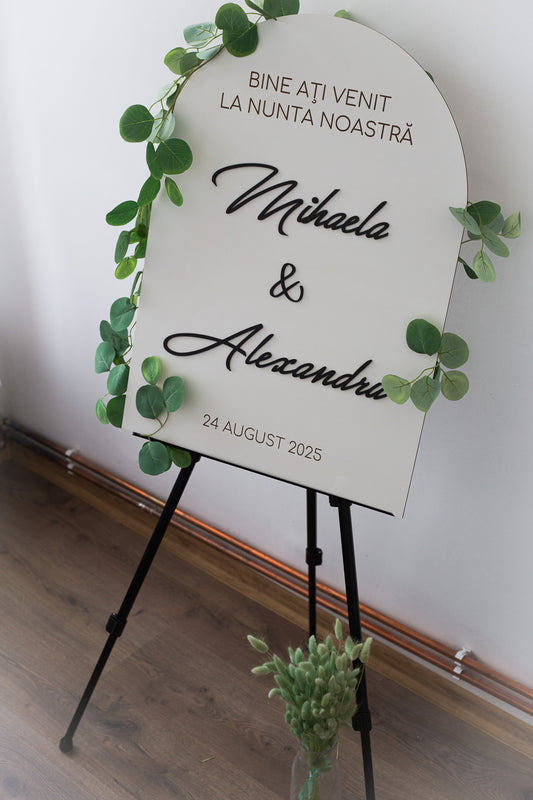 Sevalet metalic pentru decor