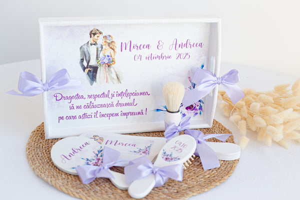 Tavita de gatit personalizata pentru cuplu "Together 2"