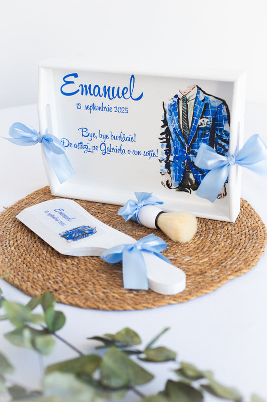 Tavita de gatit personalizata mire "Blue"