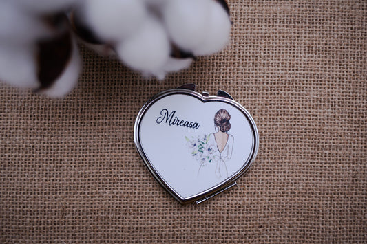 Oglinda personalizata "Inima"