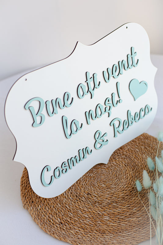 Placuta personalizata 42x30 cm "La nasi"