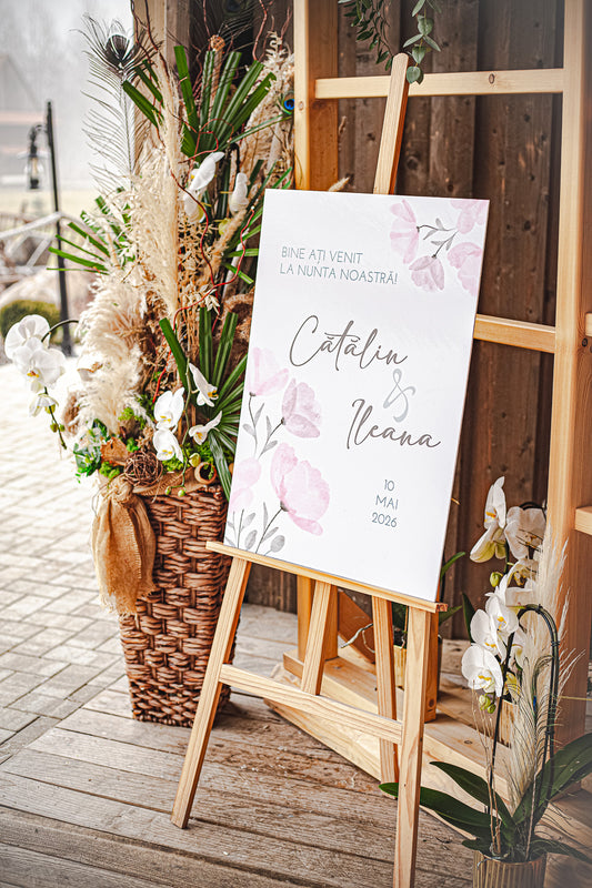 Placuta personalizata 70x50 cm "Delicate"